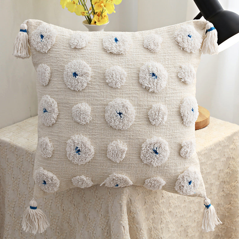 Homestay Style Luxury Tufted Pillow Sofa Cushion