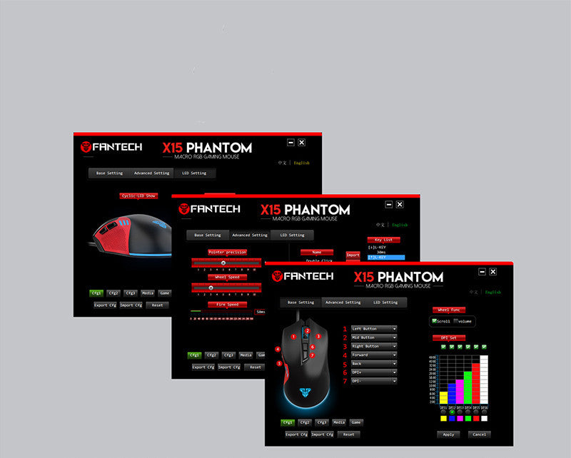 USB Wired Gaming Mouse - 7 Button 4000 DPI Optical Gaming Mouse for PC & Laptop