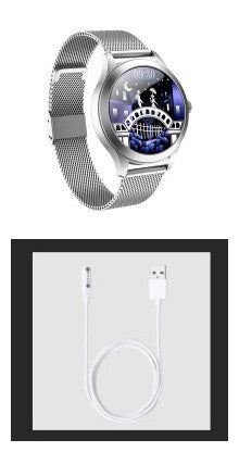 Chivo KW10 Pro Women's Smartwatch - Elegant Fitness Tracker with Steel Strap & Health Monitoring