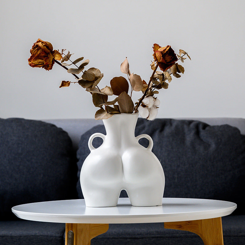 Premium Dehua Ceramic Vase - Luxury Hotel Home Decoration Crafts