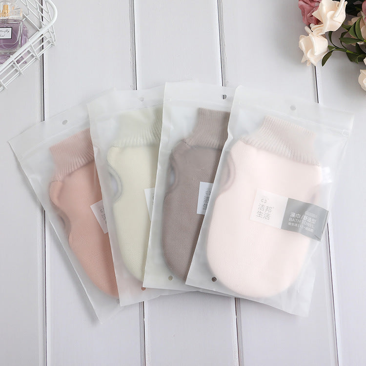 Bath Towel & Scrubbing Gloves Set - Exfoliating Mesh Towel for Adults