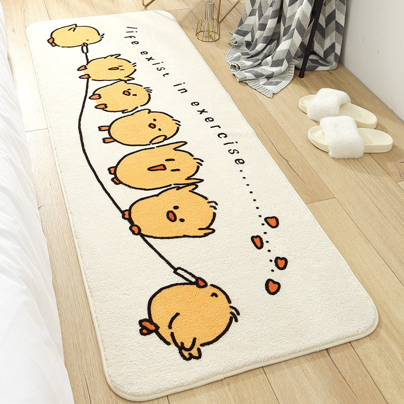 Bedroom Home Living Room Cushion Carpet Plush Floor Mat Under Bed