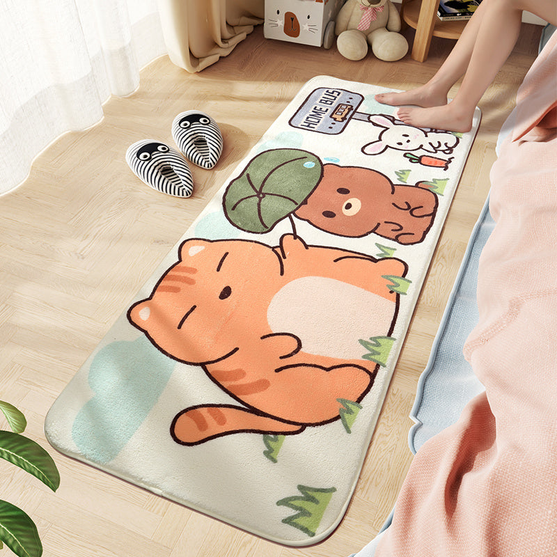 Bedroom Home Living Room Cushion Carpet Plush Floor Mat Under Bed