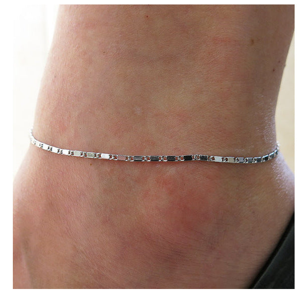 All-Match Fresh and Popular Simple Beach Chain Anklet