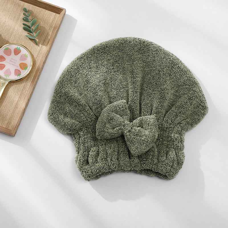 1 Pack Bamboo Charcoal Fiber Hair Drying Towels