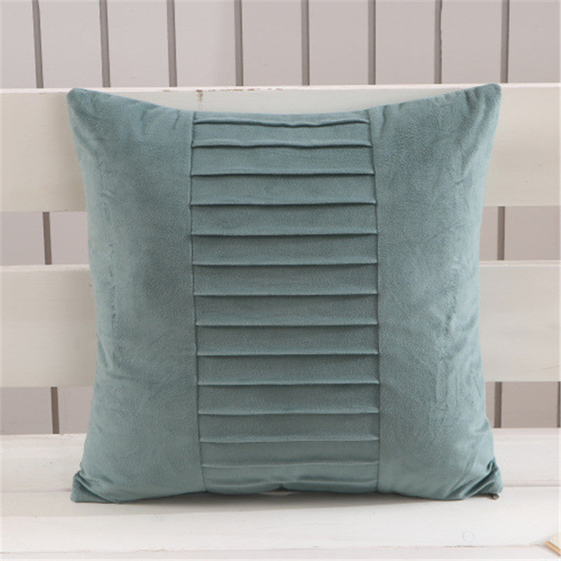 Fabric Backrest Chair Cushion Nordic Cushion Solid Color Pillowcase