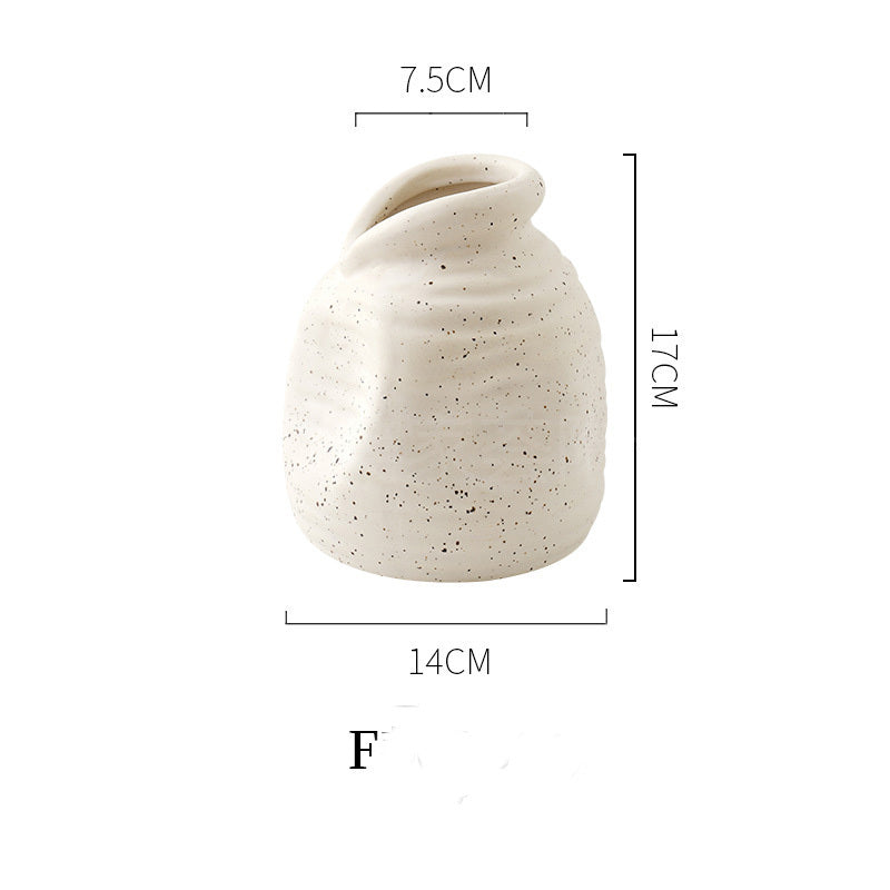 Home Fashion Simple Ceramic Vase Decoration