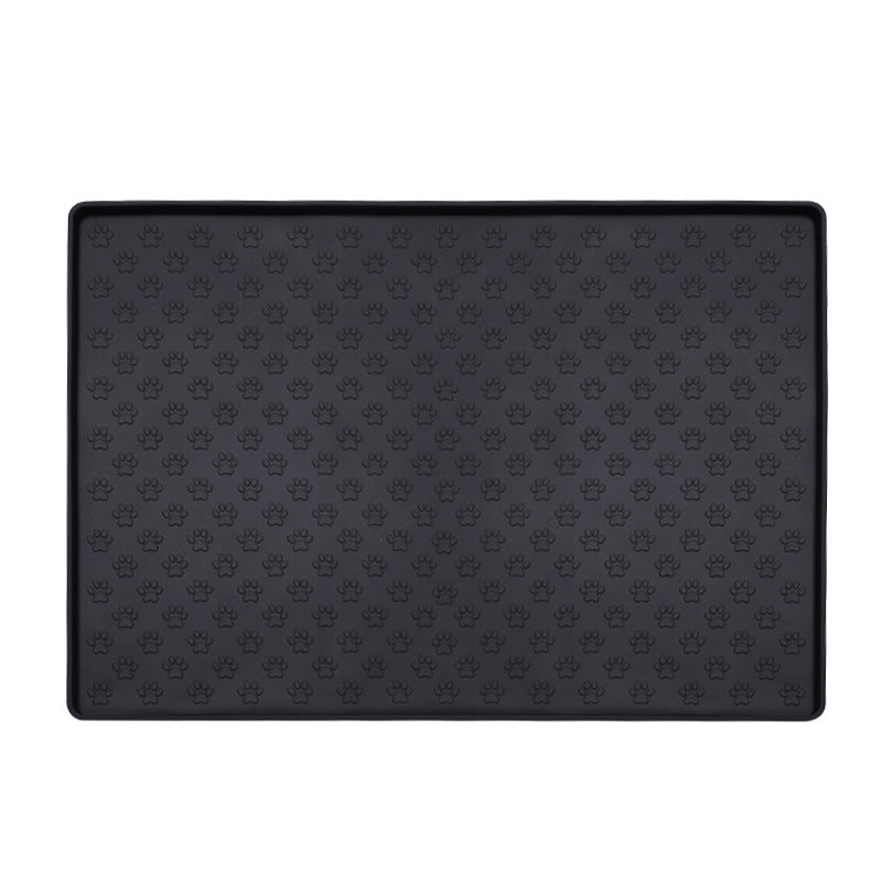 Waterproof Silicone Pet Mat - Easy Clean Dog and Cat Food Placemat for Bowls