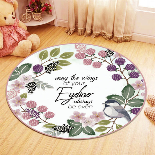 Floor Mat Cartoon Children Bedroom Bedside Blanket Hanging Basket Hanging Chair Cushion