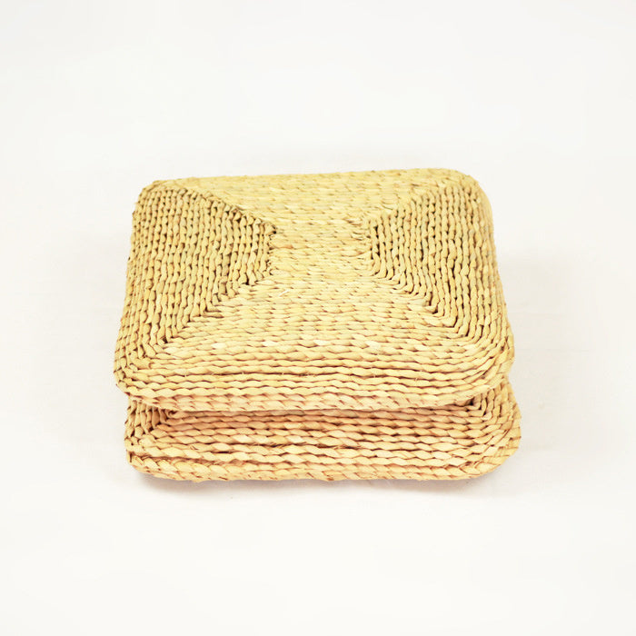 Square Futon Rattan Woven Straw Tatami Thickened Bay Window Cushion