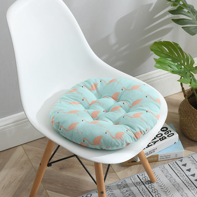 Hot Sale In Autumn And Winter Thick Cotton And Linen Round Cushion Nordic Home Chair Cushion Office Student Tatami Cushion