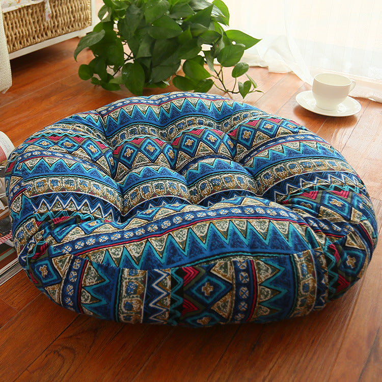 Cotton Linen Round Cushion Chair Cushion Fat Cushion