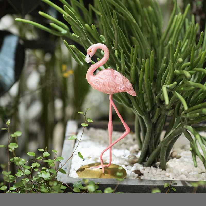 Premium Flamingo Decoration Crafts - Modern Living Room Soft Decoration