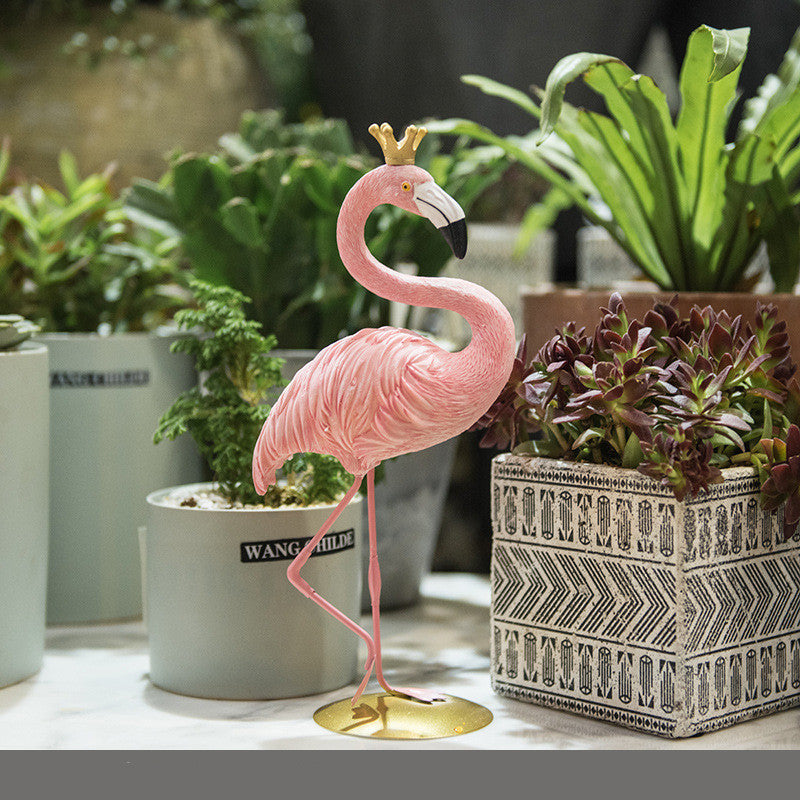Premium Flamingo Decoration Crafts - Modern Living Room Soft Decoration