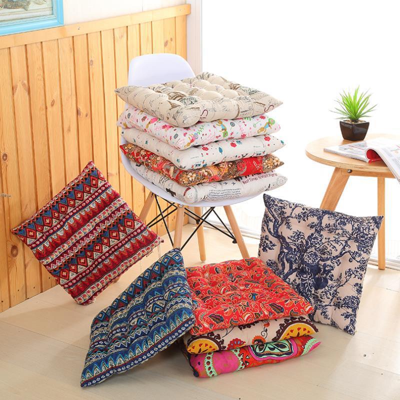 National Style Thickened Chair Cushion Office Computer Chair Cushion