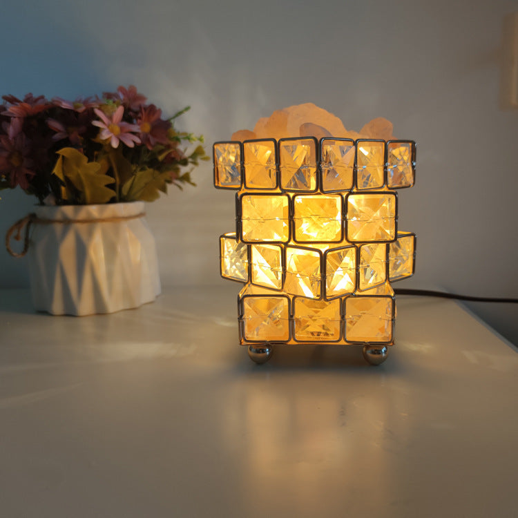 Cute Mini Creative European Table Lamp - Modern LED Crystal Bedroom Night Light Room Decor
