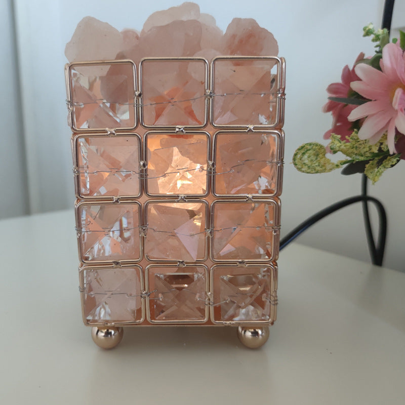 Cute Mini Creative European Table Lamp - Modern LED Crystal Bedroom Night Light Room Decor