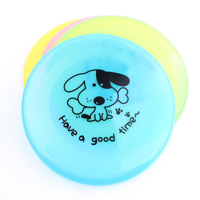 Silicone Flying Disc Dog Toy - Durable Chew Resistant Frisbee for Training & Interactive Play