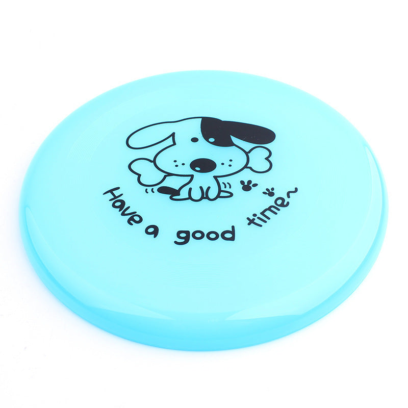 Silicone Flying Disc Dog Toy - Durable Chew Resistant Frisbee for Training & Interactive Play