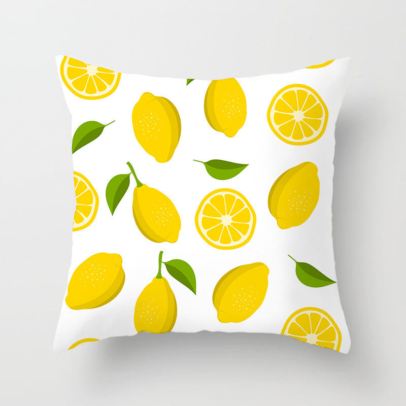 Summer Fruit Hug Pillowcase - Colorful Home Sofa Cushion Pillow Cover with Fresh Design