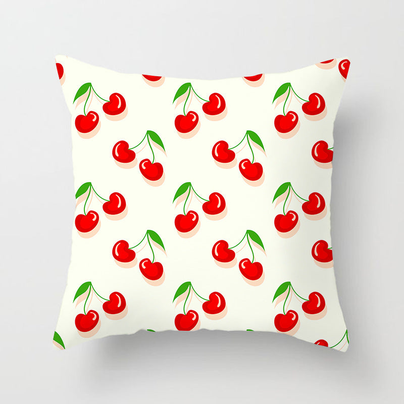 Summer Fruit Hug Pillowcase - Colorful Home Sofa Cushion Pillow Cover with Fresh Design