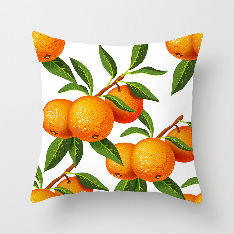Summer Fruit Hug Pillowcase - Colorful Home Sofa Cushion Pillow Cover with Fresh Design