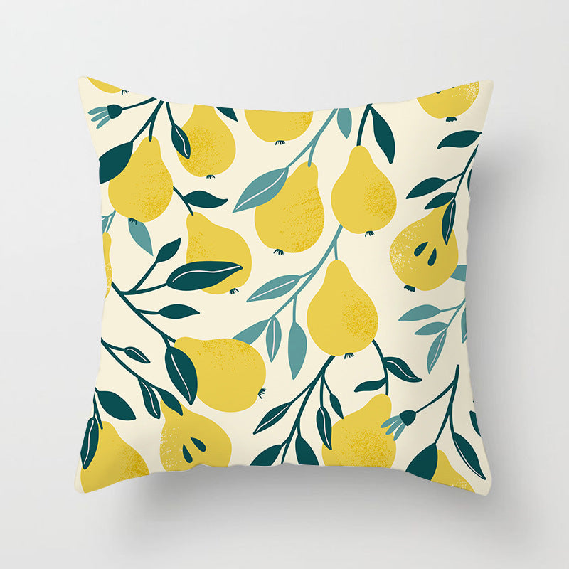 Summer Fruit Hug Pillowcase - Colorful Home Sofa Cushion Pillow Cover with Fresh Design