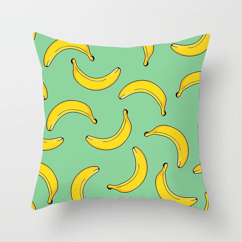 Summer Fruit Hug Pillowcase - Colorful Home Sofa Cushion Pillow Cover with Fresh Design