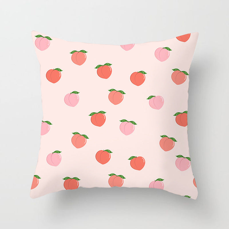 Summer Fruit Hug Pillowcase - Colorful Home Sofa Cushion Pillow Cover with Fresh Design