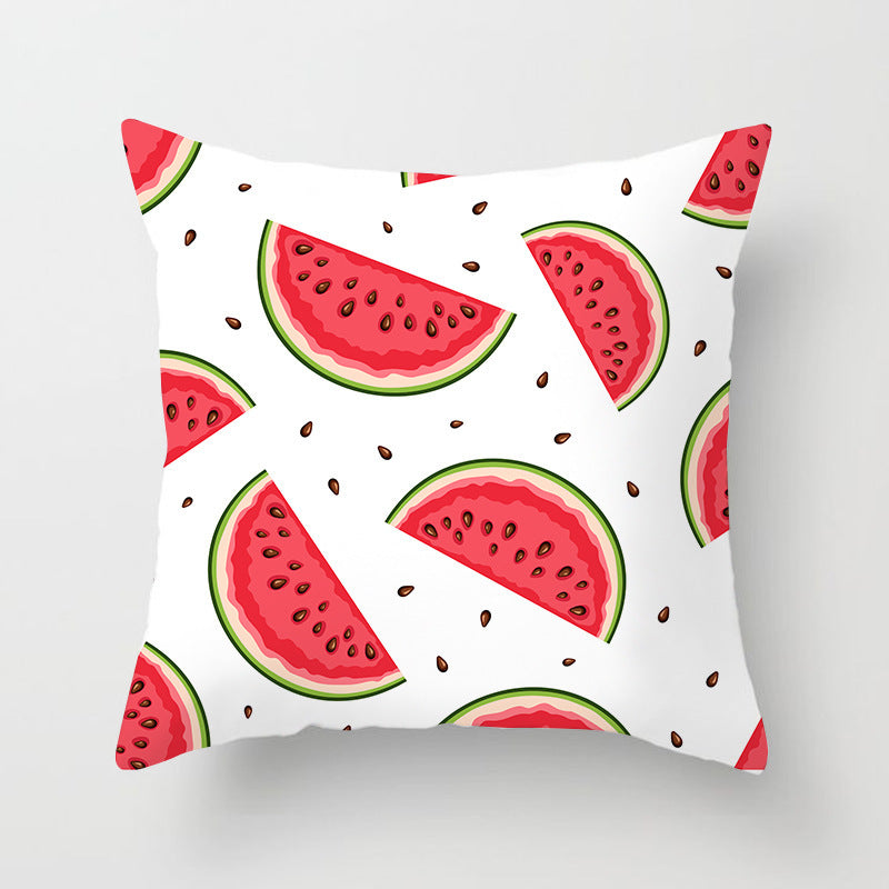 Summer Fruit Hug Pillowcase - Colorful Home Sofa Cushion Pillow Cover with Fresh Design