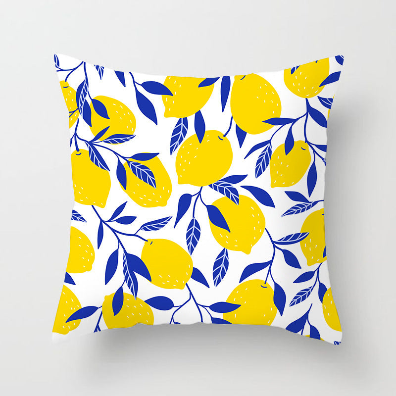 Summer Fruit Hug Pillowcase - Colorful Home Sofa Cushion Pillow Cover with Fresh Design