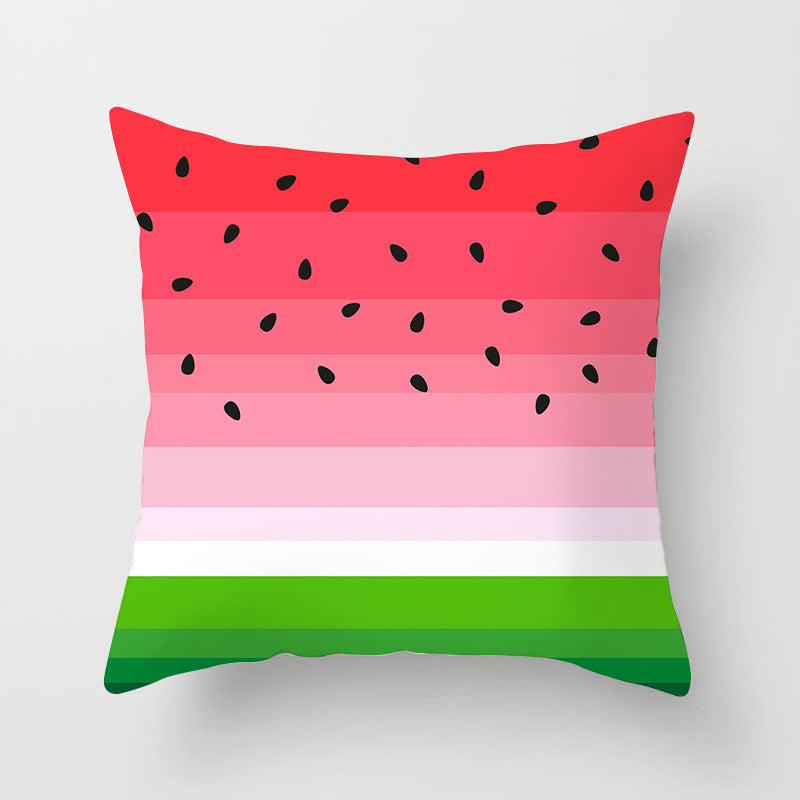 Summer Fruit Hug Pillowcase - Colorful Home Sofa Cushion Pillow Cover with Fresh Design