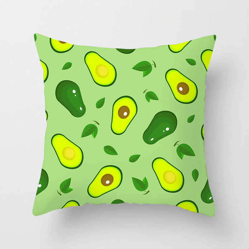 Summer Fruit Hug Pillowcase - Colorful Home Sofa Cushion Pillow Cover with Fresh Design