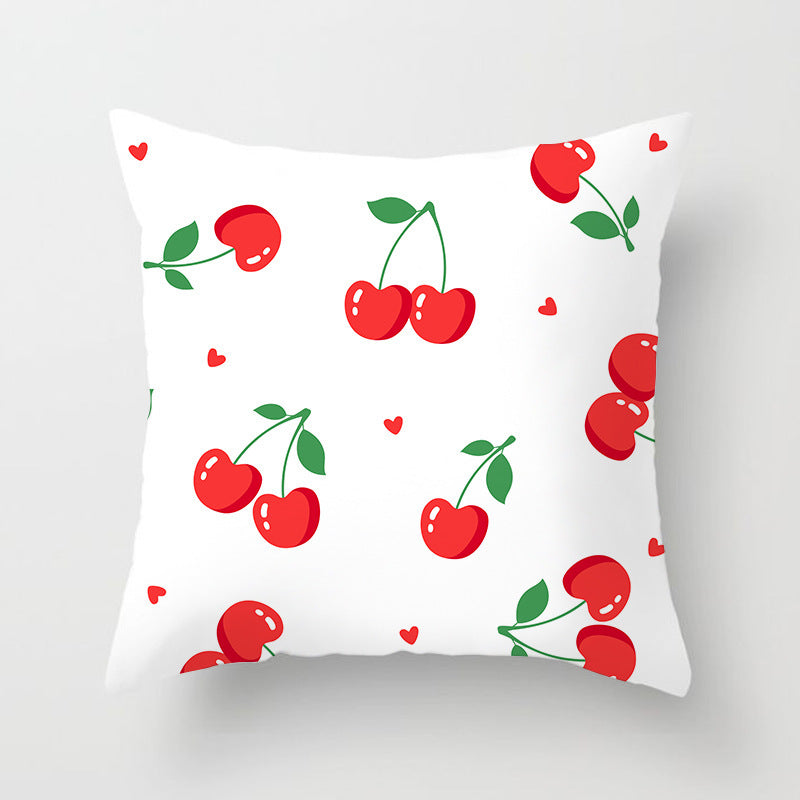 Summer Fruit Hug Pillowcase - Colorful Home Sofa Cushion Pillow Cover with Fresh Design
