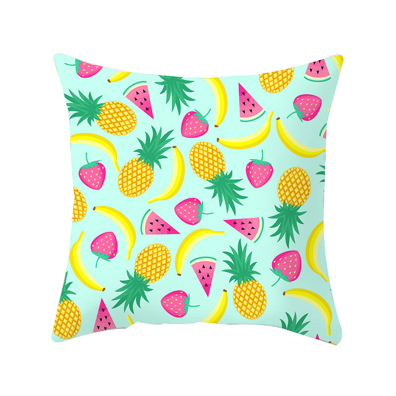 Summer Fruit Hug Pillowcase - Colorful Home Sofa Cushion Pillow Cover with Fresh Design