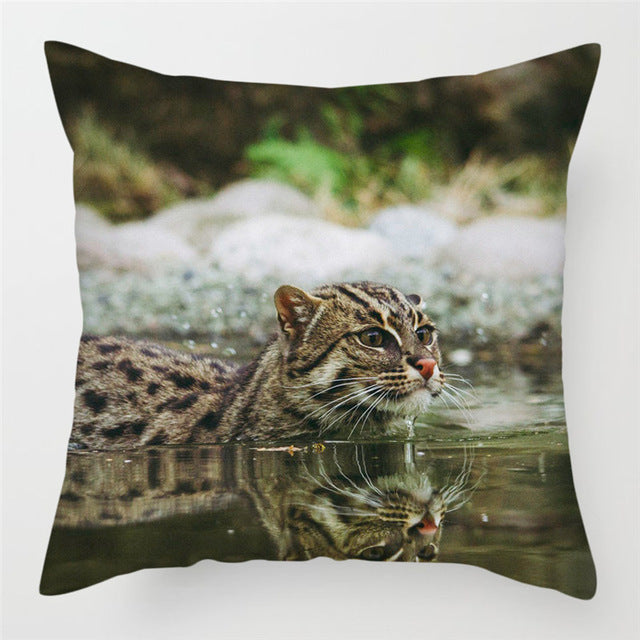 Hairless Pillowcase Home Sofa Cushion Cover - Smooth Decorative Throw Pillow Case