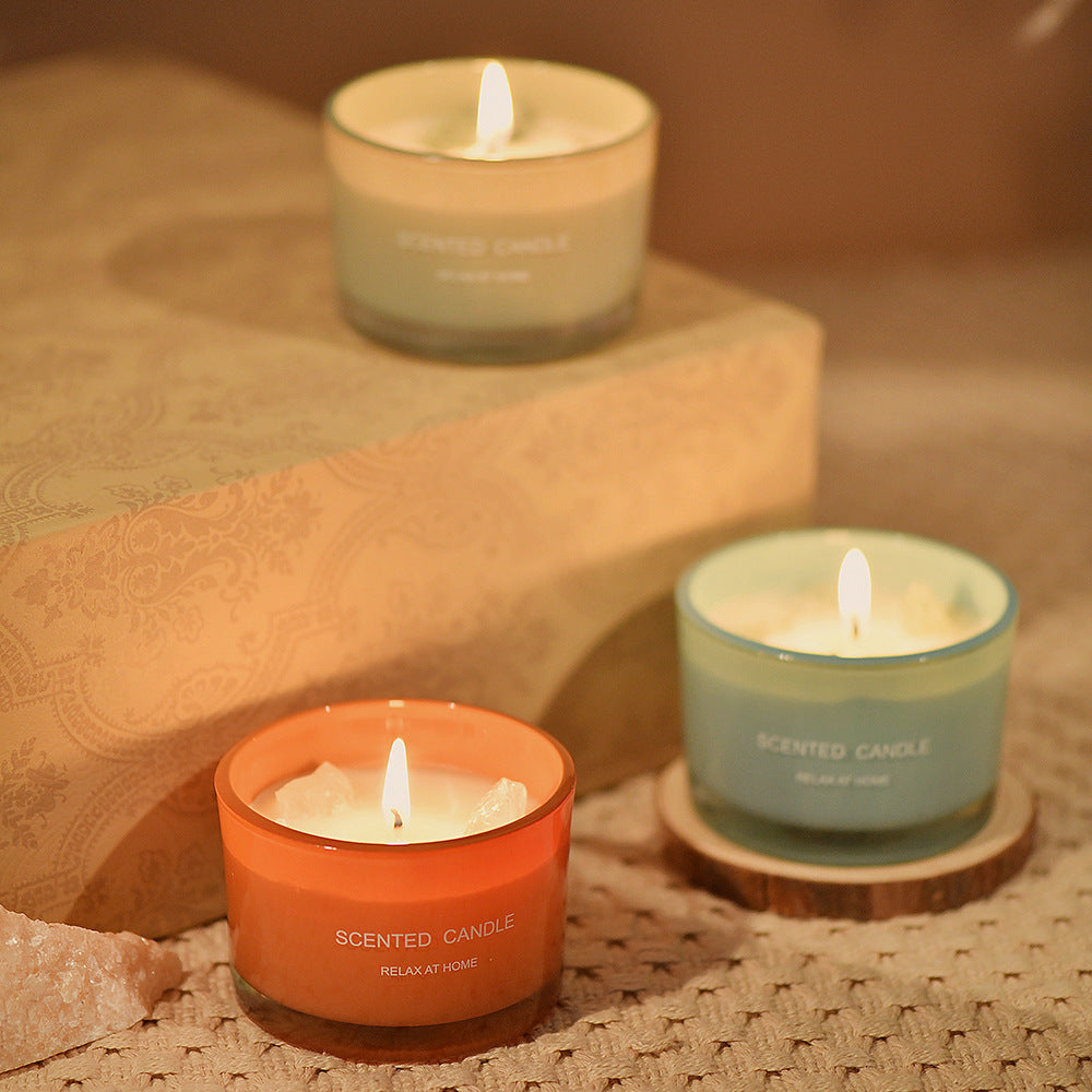 Premium Bedroom Scented Candles - Blue Misty Morning Aromatherapy