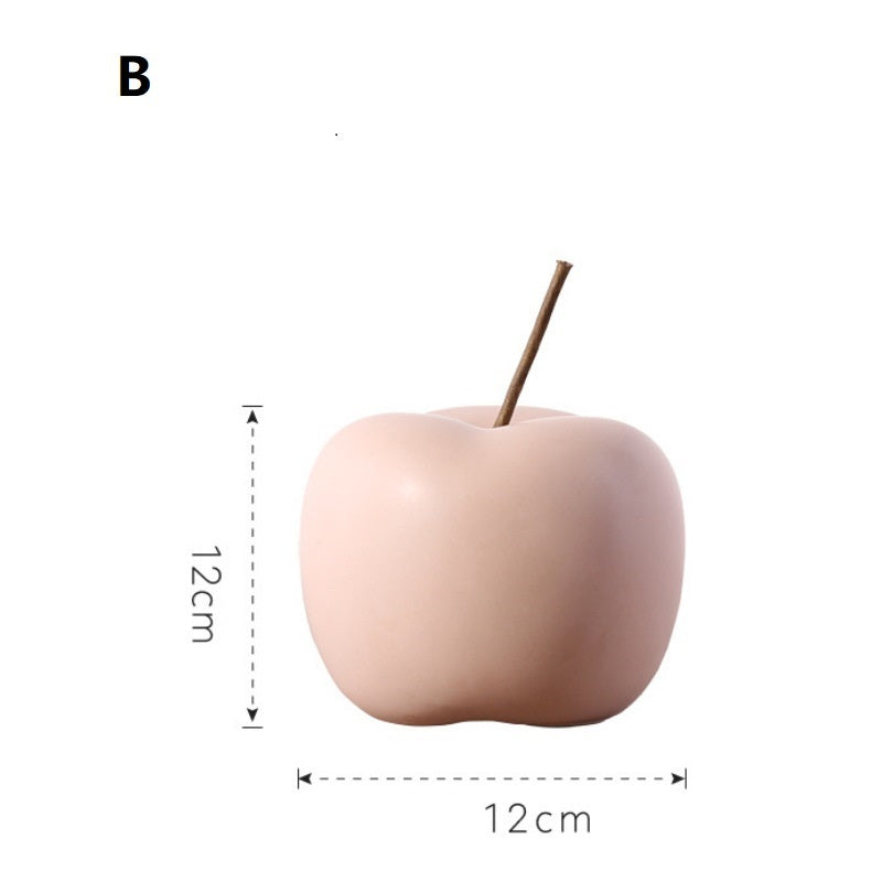 Premium Nordic Town Apple Series - Christmas Ceramic Home Decoration