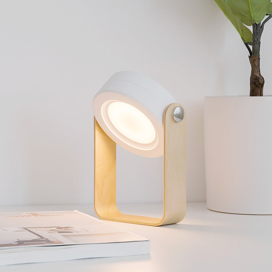 Foldable Touch Dimmable LED Reading Light - Portable USB Rechargeable Lantern for Home Decor