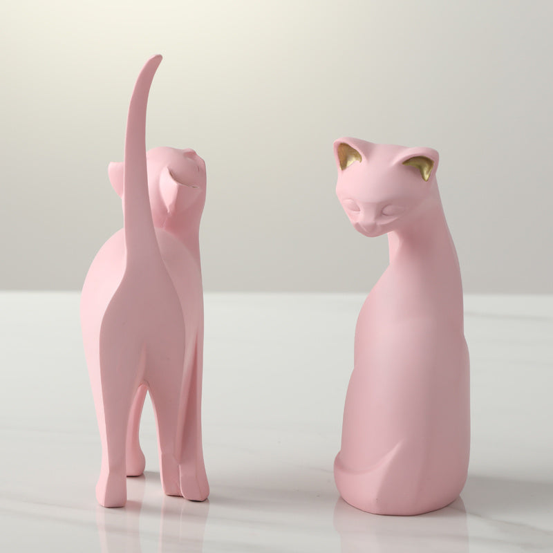 Premium Creative Cat Home Decoration Ornaments - Adorable Feline Ceramic Collection