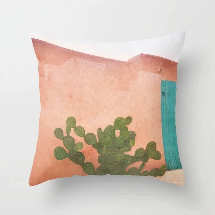 Abstract Geometric Portrait Pillowcase - Modern Art Home Sofa Cushion Pillow Cover