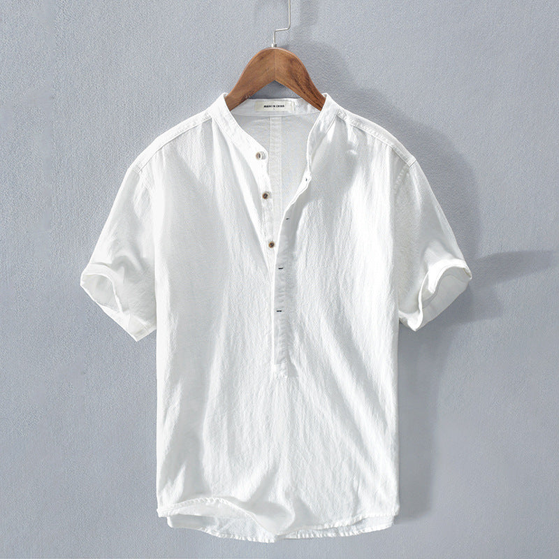 Classic Men's Cotton Casual Shirt - Comfortable Everyday Button-Down