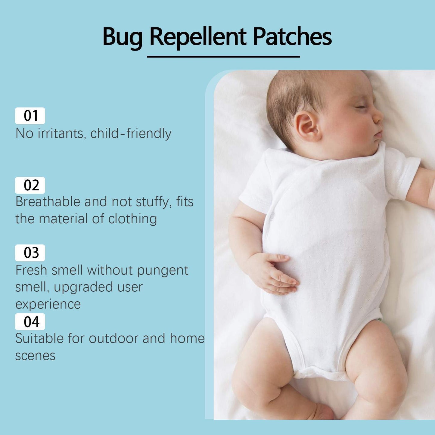 Gentle And Non-irritating Portable Mosquito Repellent Patch Suitable For Children And Adults