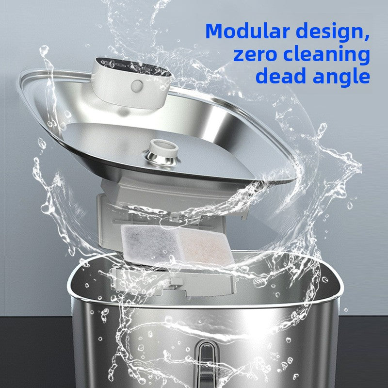 Automatic Pet Water Fountain - 3.2L Rechargeable Dispenser