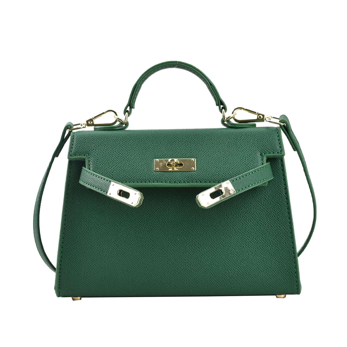 Women's Square Shoulder Bag - Classic PU Leather Handbag