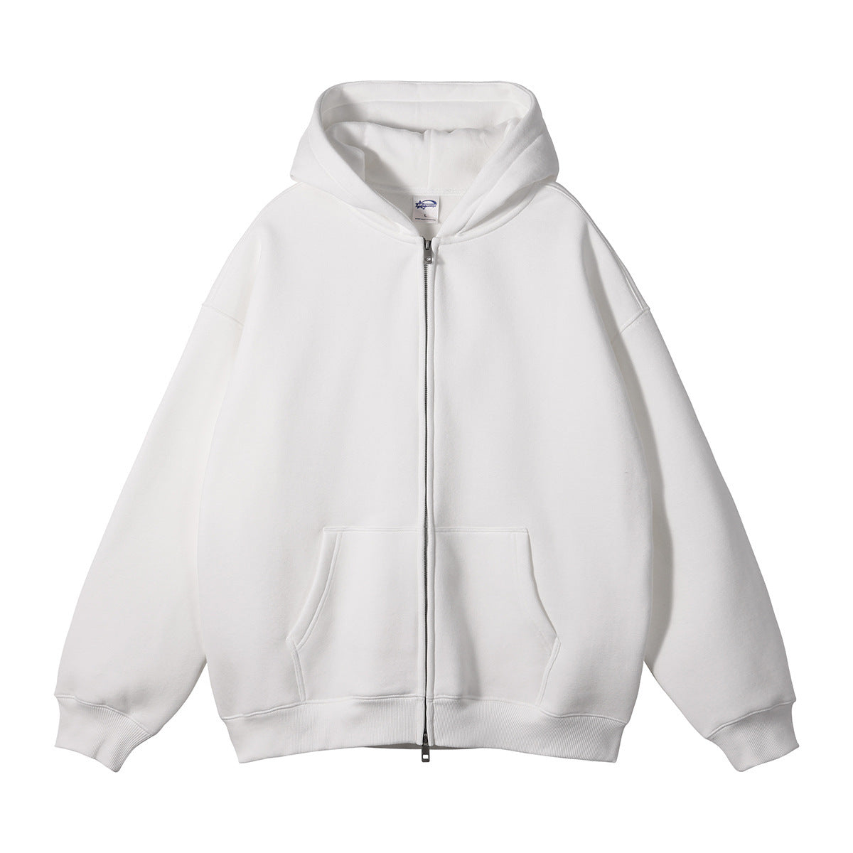Men's Premium Zippered Hoodie - Comfortable Full-Zip Sweatshirt with Adjustable Hood