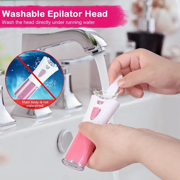 Glide Epilator For Women Cordless Women Shaver Facial Body Hair Remover Razor