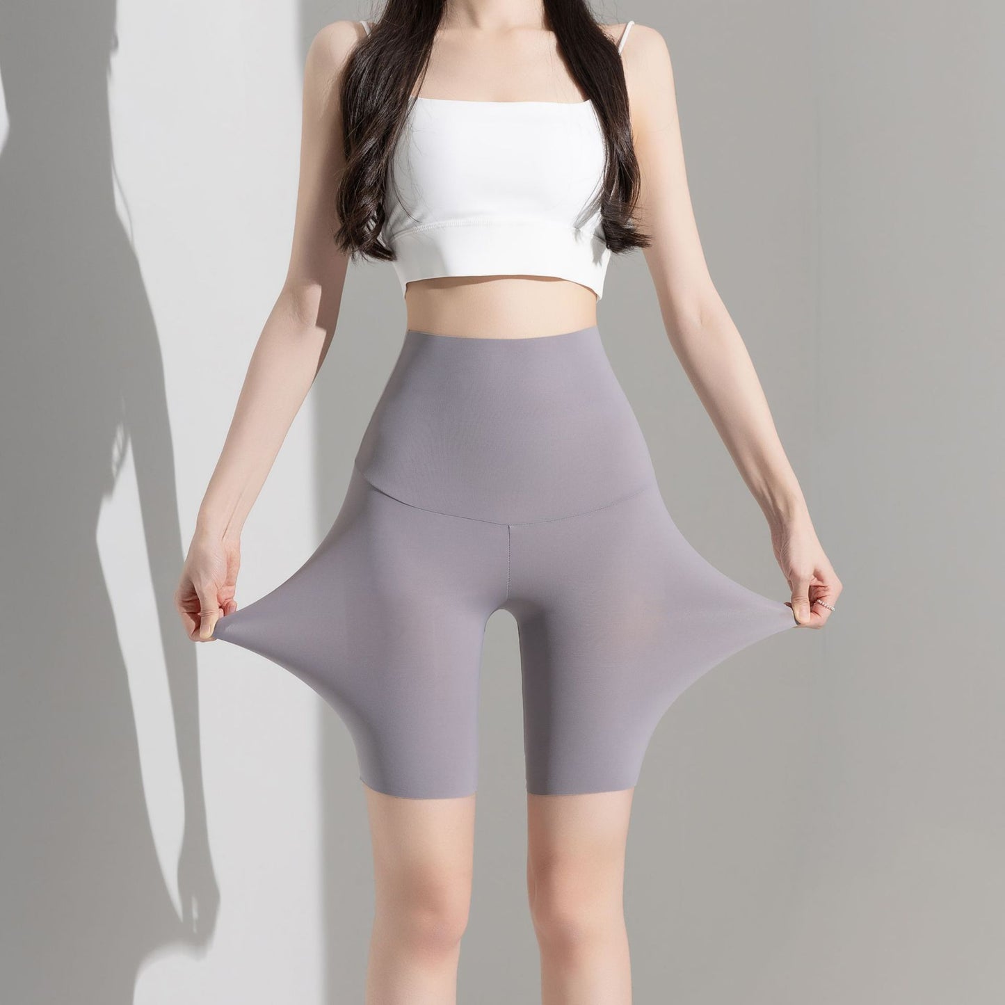Ice Silk Shark Pants - Women's Ultra-Thin High-Waisted Seamless Leggings