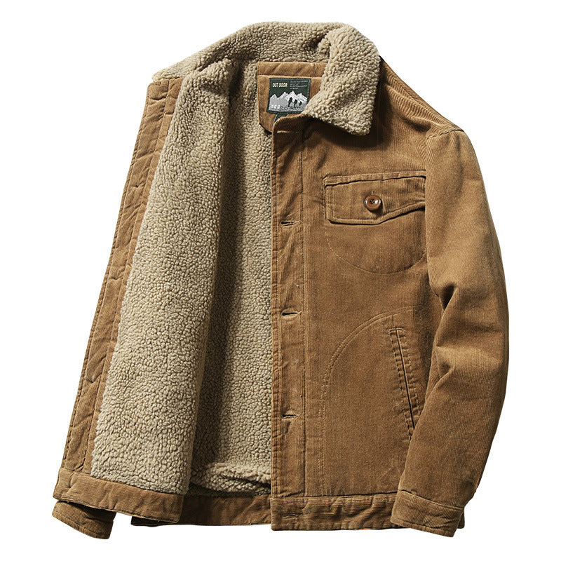 Men's Stand Collar Casual Warm Cotton Coat - Winter Comfort Jacket
