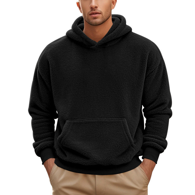 Men's Double-Sided Velvet Loose Sweater - Premium Soft Comfort Top